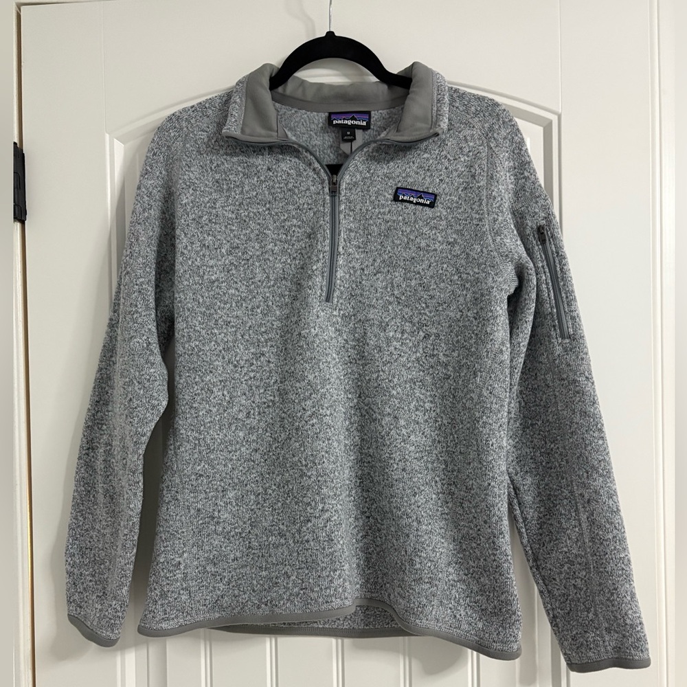 Patagonia Grey Quarter Zip Fleece